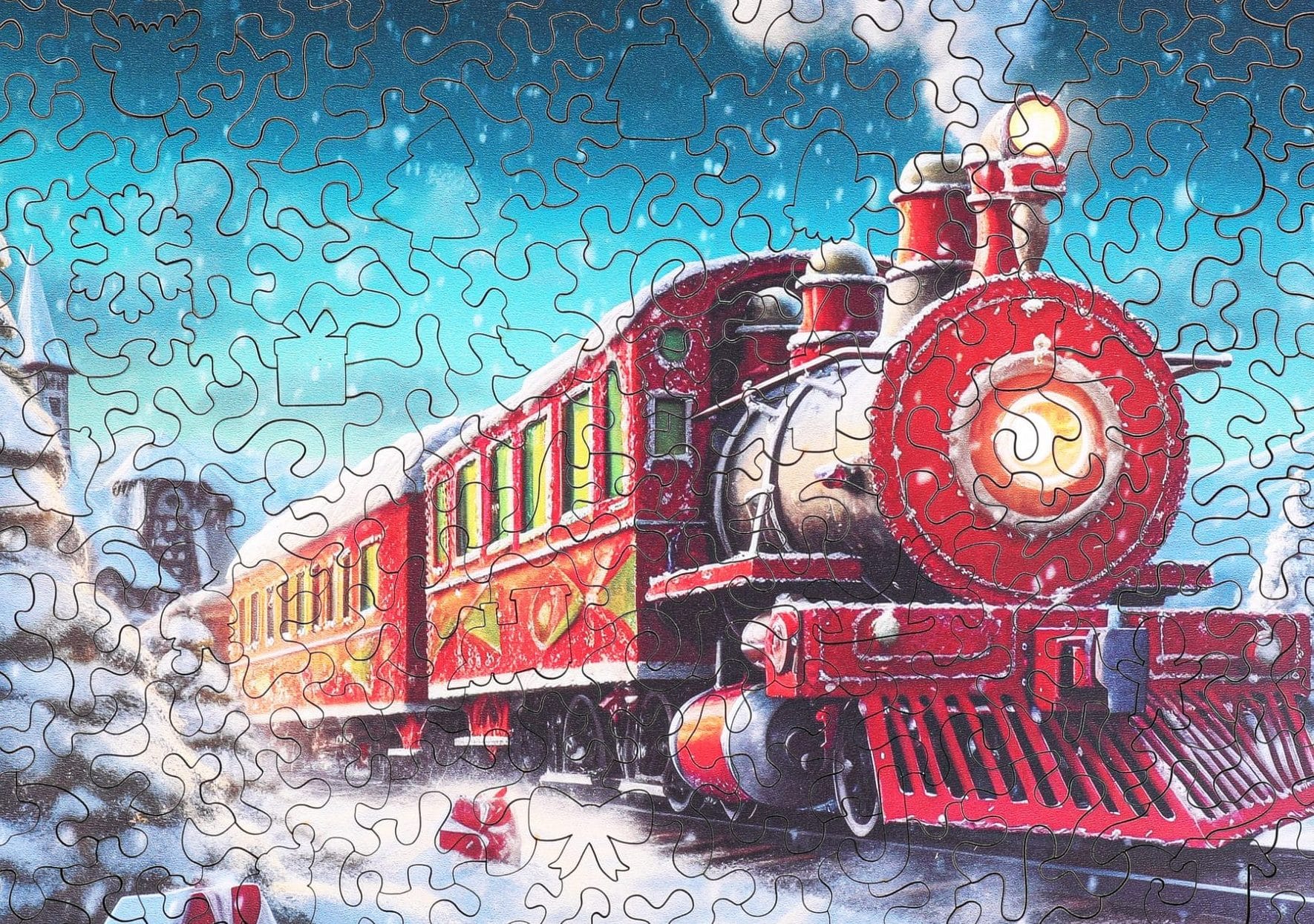 milliwood-christmas-train-holzpuzzle-200-teile-weihnachten image 2