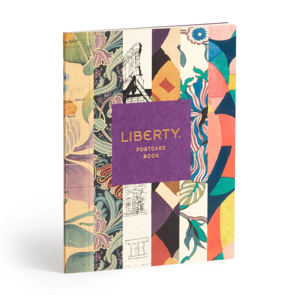 galison-liberty-postcard-book-postkartenbuch-10-karten-design image 1