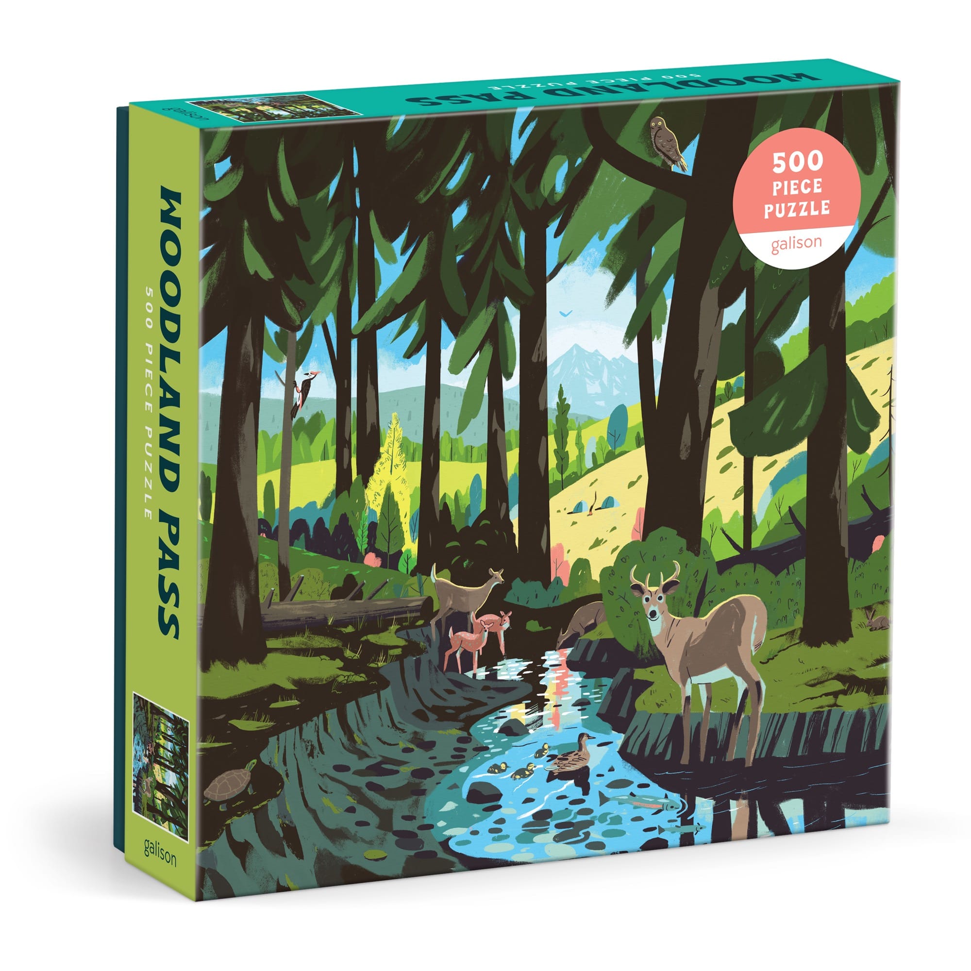 galison-woodland-pass-puzzle-500-teile-wald-ryan-johnson image 1