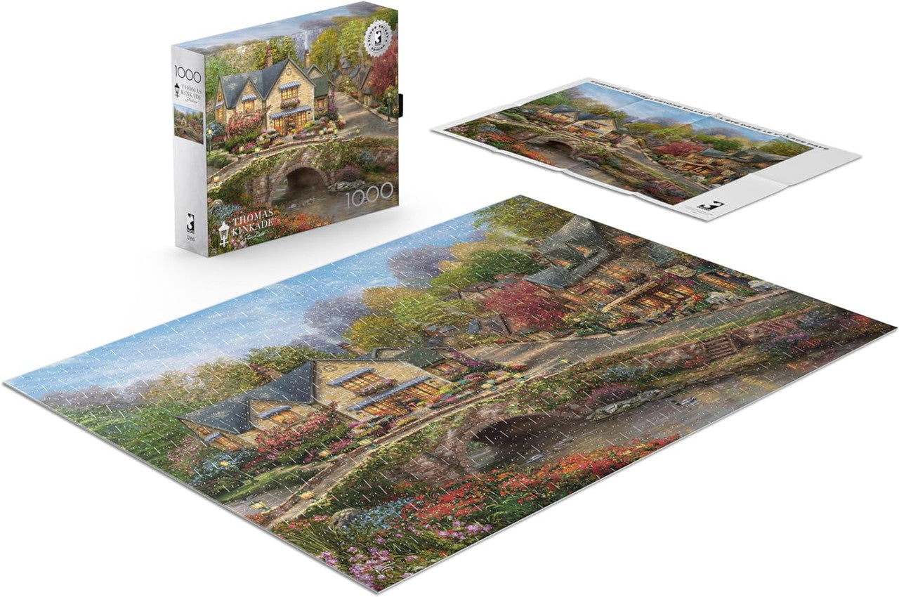 ceaco-summer-cobblestone-village-1000-teile-puzzle-dorf image 4