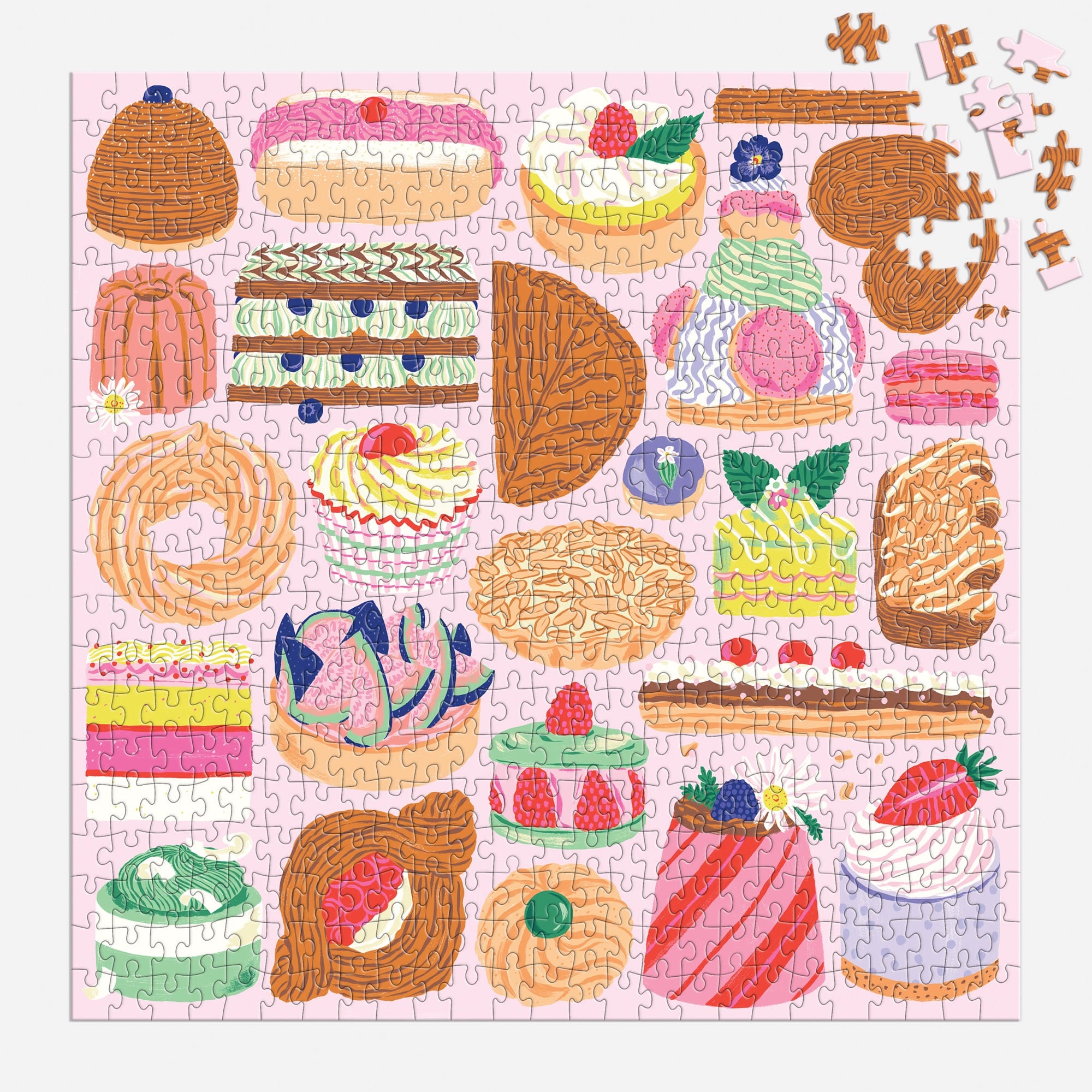 galison-sweet-confections-500-teile-puzzle-patisserie-20x20 image 4