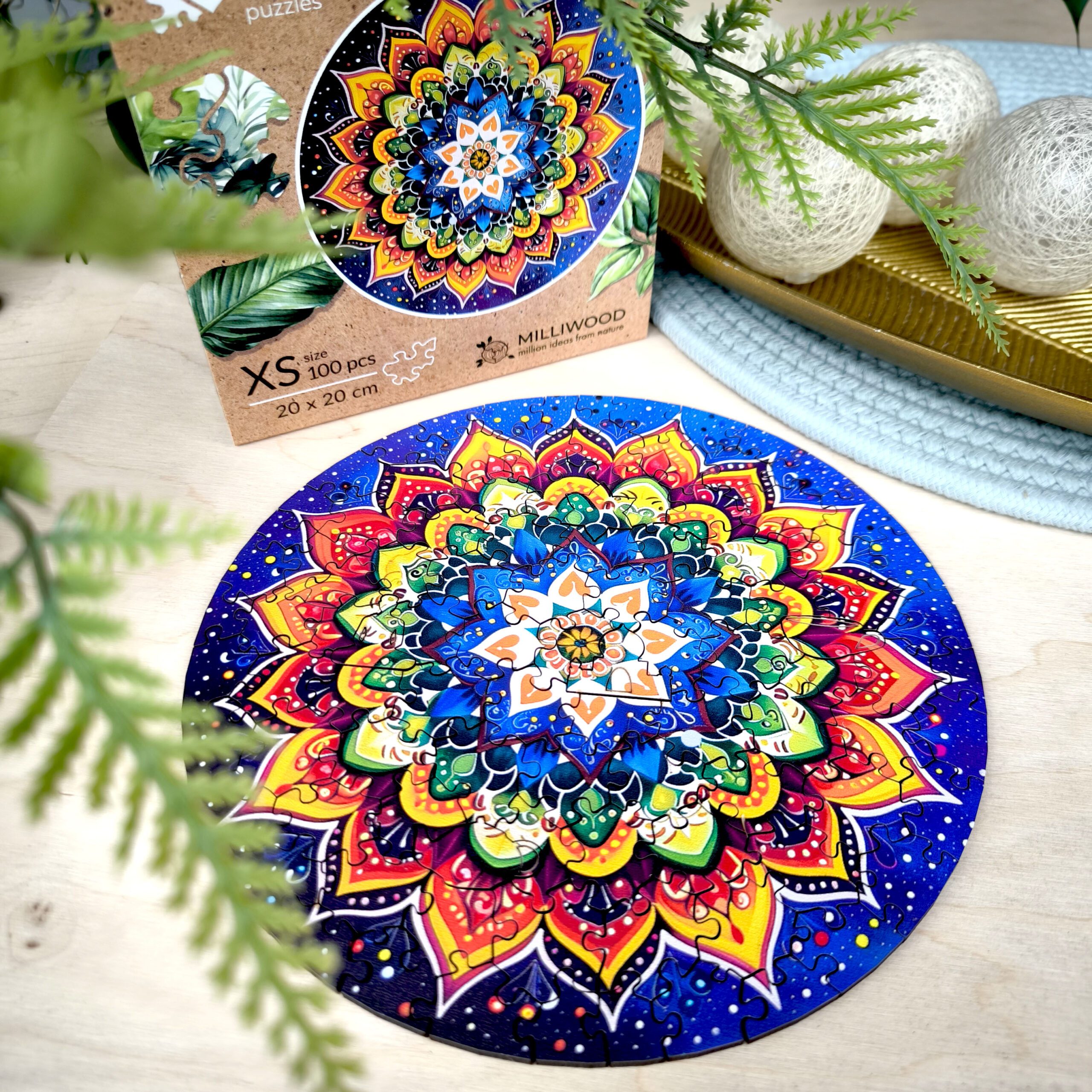 milliwood-peace-and-harmony-nacht-mandala-holzpuzzle-100-teile image 7