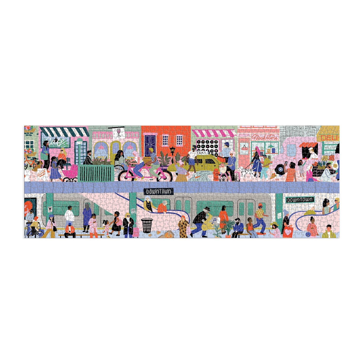 galison-over-under-1000-teile-panoramic-puzzle-stadt image 2