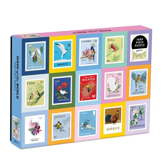 galison-birds-of-the-world-puzzle-1000-teile-v-gel image 1