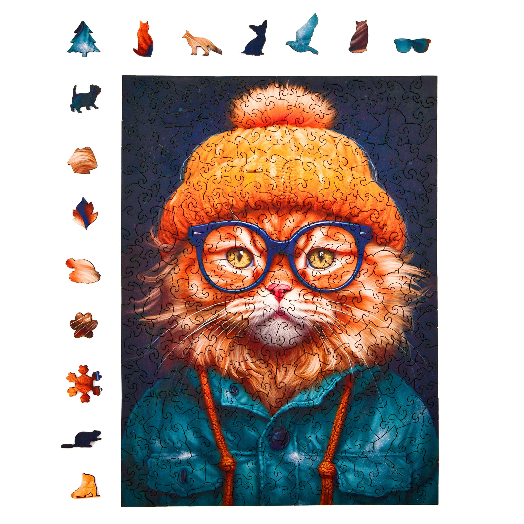 milliwood-cold-is-cool-giovanny-holzpuzzle-316-teile-katze image 1