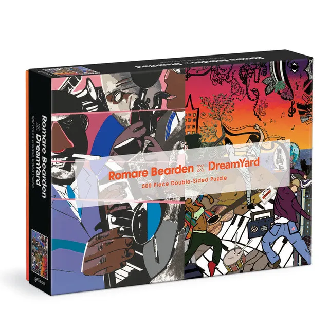 galison-romare-bearden-dreamyard-puzzle-500-beidseitig image 1