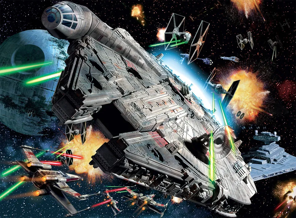 buffalo-games-star-wars-punch-it-puzzle-1000-teile-raumschiffe image 1