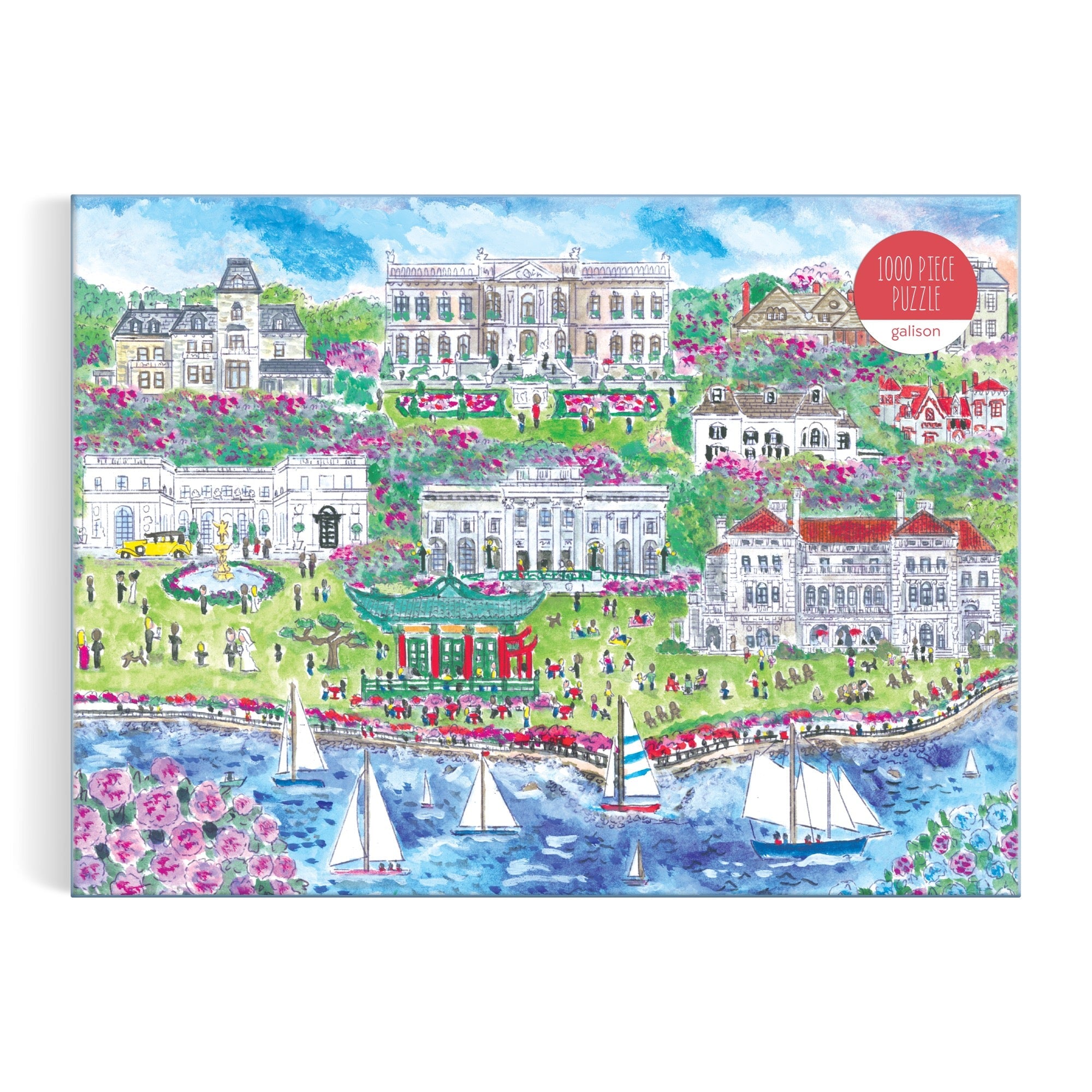galison-newport-mansions-1000-teile-puzzle-sommer image 2