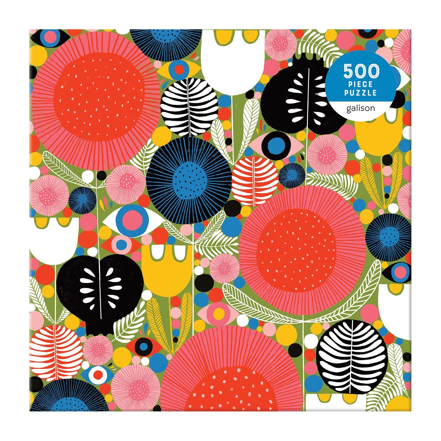 galison-jigsaw-eyes-in-the-garden-puzzle-500-teile image 2