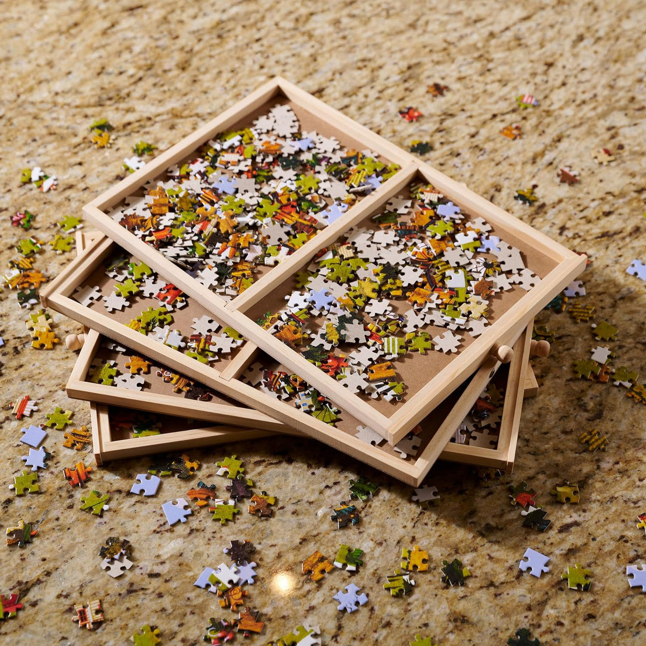 buffalo-games-puzzletisch-holz-schubladen-1000-teile image 7