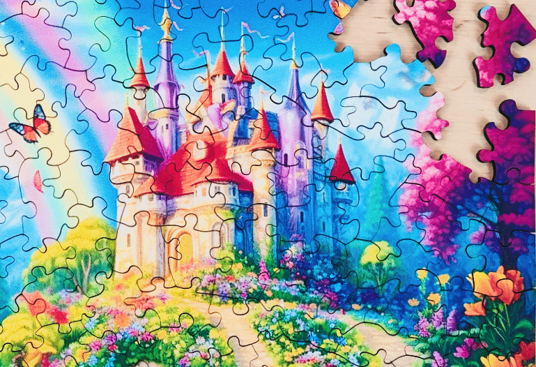 milliwood-galaxies-magic-castle-holzpuzzle-150-teile-schloss image 5
