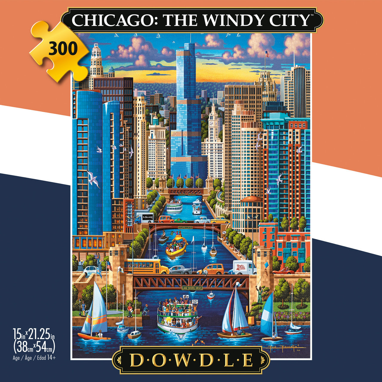buffalo-games-chicago-windy-city-puzzle-300-teile-skyline image 2