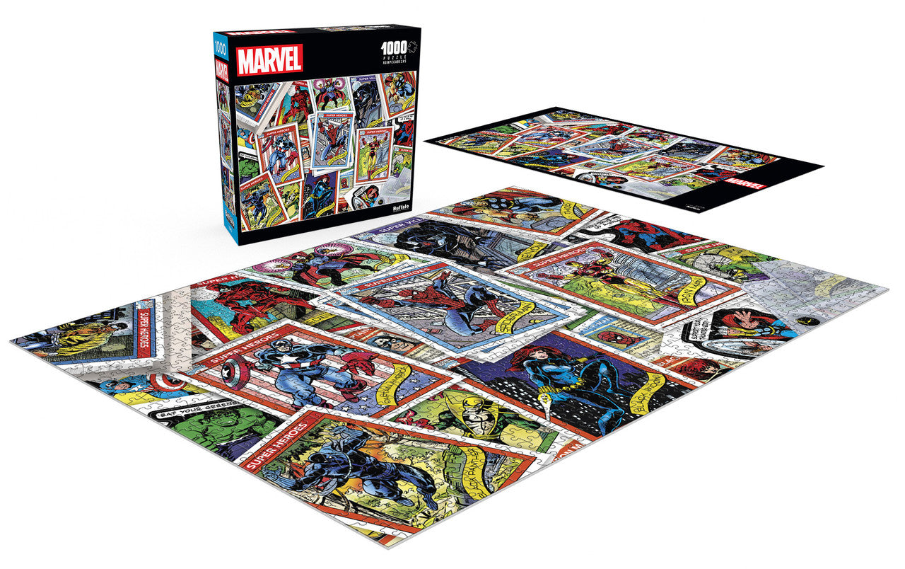 buffalo-games-marvel-trading-cards-puzzle-1000-teile-collage image 4