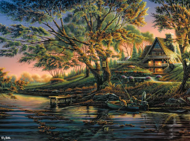buffalo-games-terry-redlin-close-to-paradise-puzzle-1000-teile-see image 1