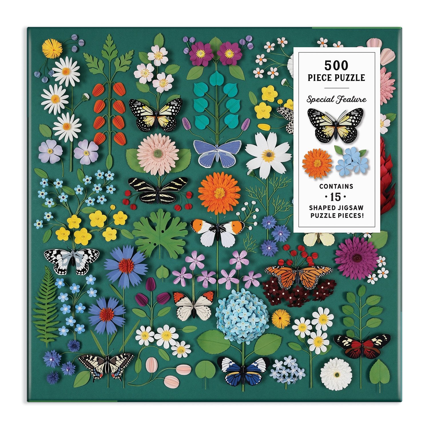 galison-butterfly-botanica-puzzle-500-teile-schmetterling image 2