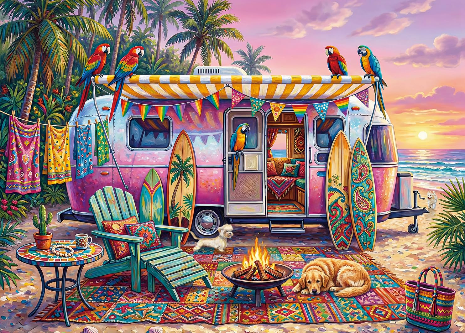 huadada-eisvogel-puzzle-500-teile-49x35cm-mit-poster image 8