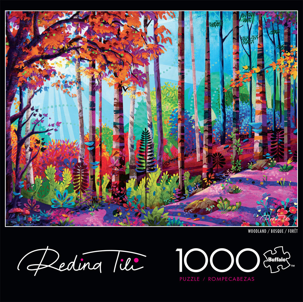 buffalo-games-redina-tili-woodland-puzzle-1000-teile-landschaft image 2