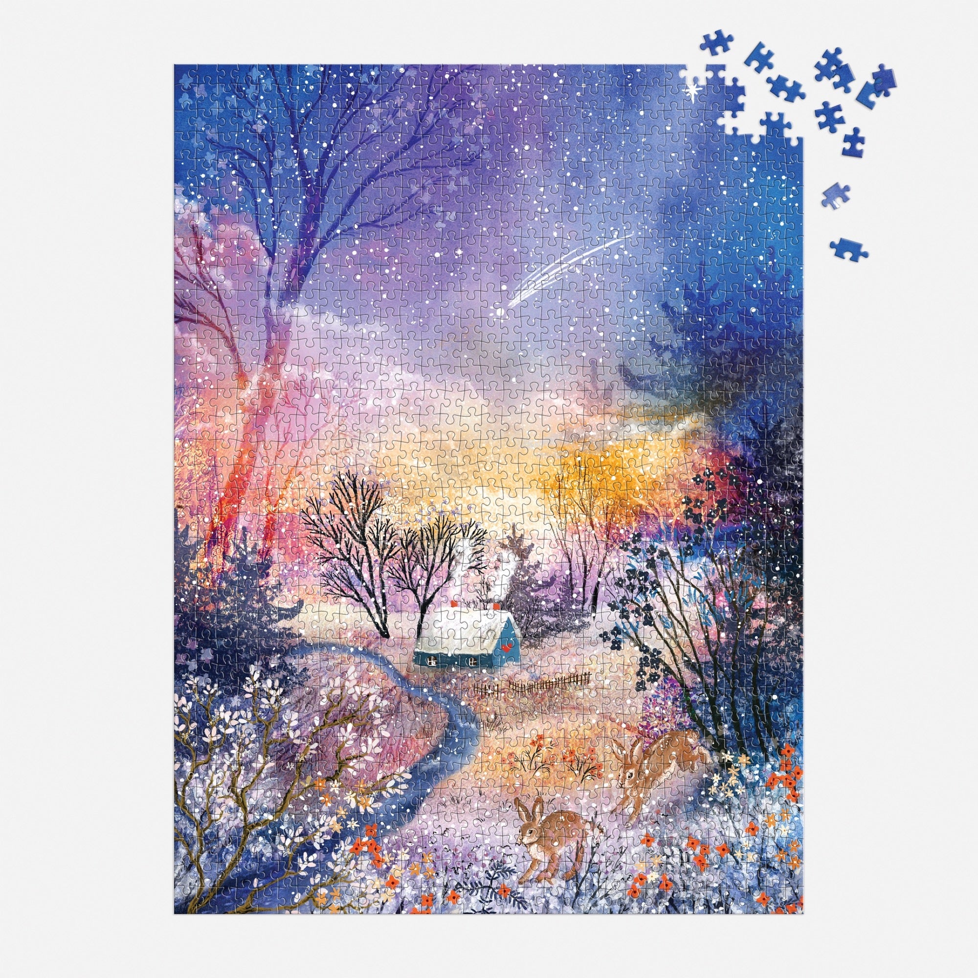 galison-enchanted-snowfall-puzzle-1000-teile-winter image 4