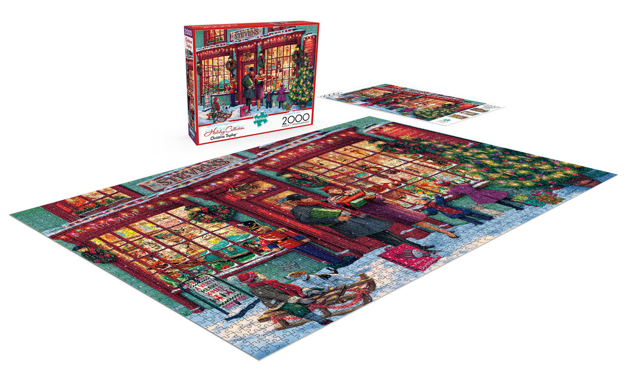 buffalo-games-christmas-toyshop-puzzle-2000-teile-weihnachten image 3