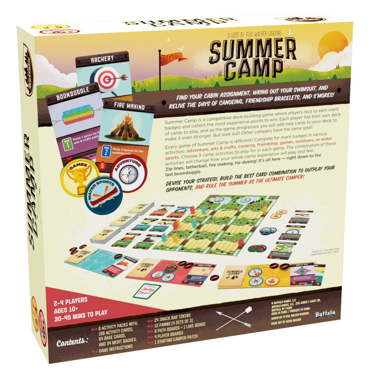 buffalo-games-summer-camp-spiel-deckbau-familienspiel image 5