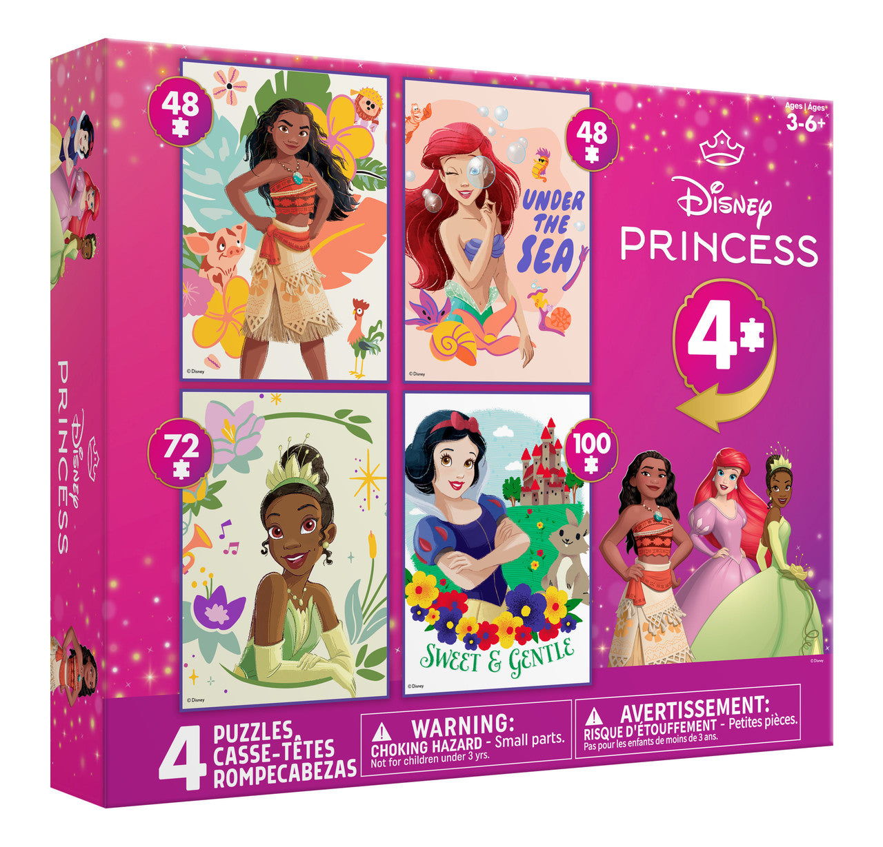 buffalo-games-disney-princess-puzzle-set-4-in-1-48-100-teile image 2