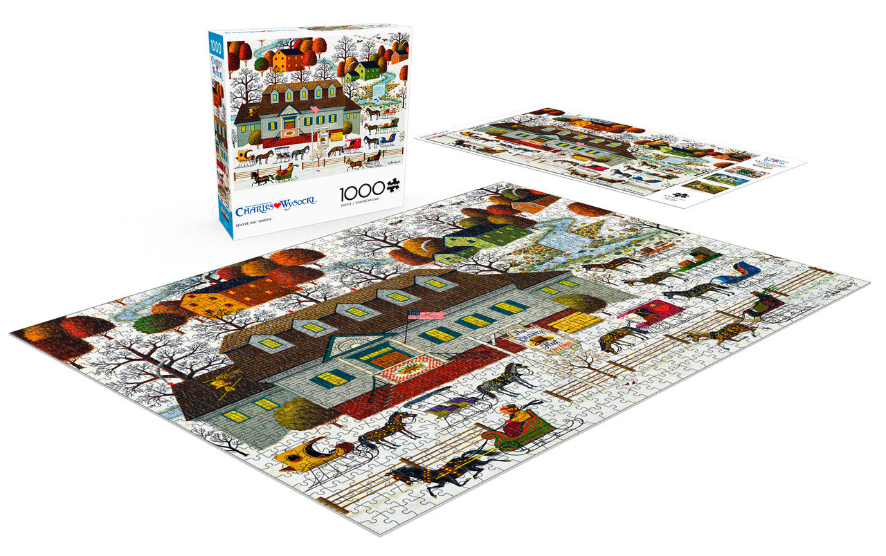 buffalo-games-charles-wysocki-beaver-hat-tavern-puzzle-1000-teile image 2