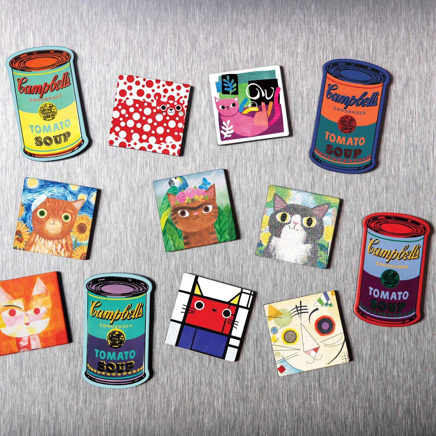 galison-andy-warhol-soup-can-magnete-9er-set image 2