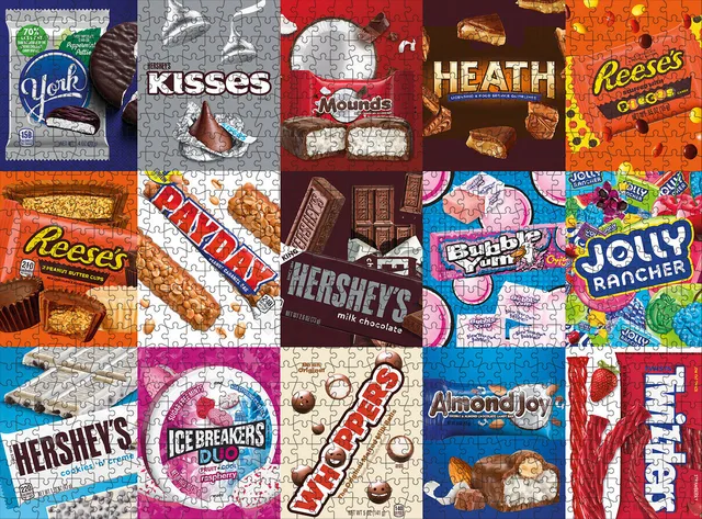 buffalo-games-collage-hershey-candy-grid-puzzle-1000-teile image 1