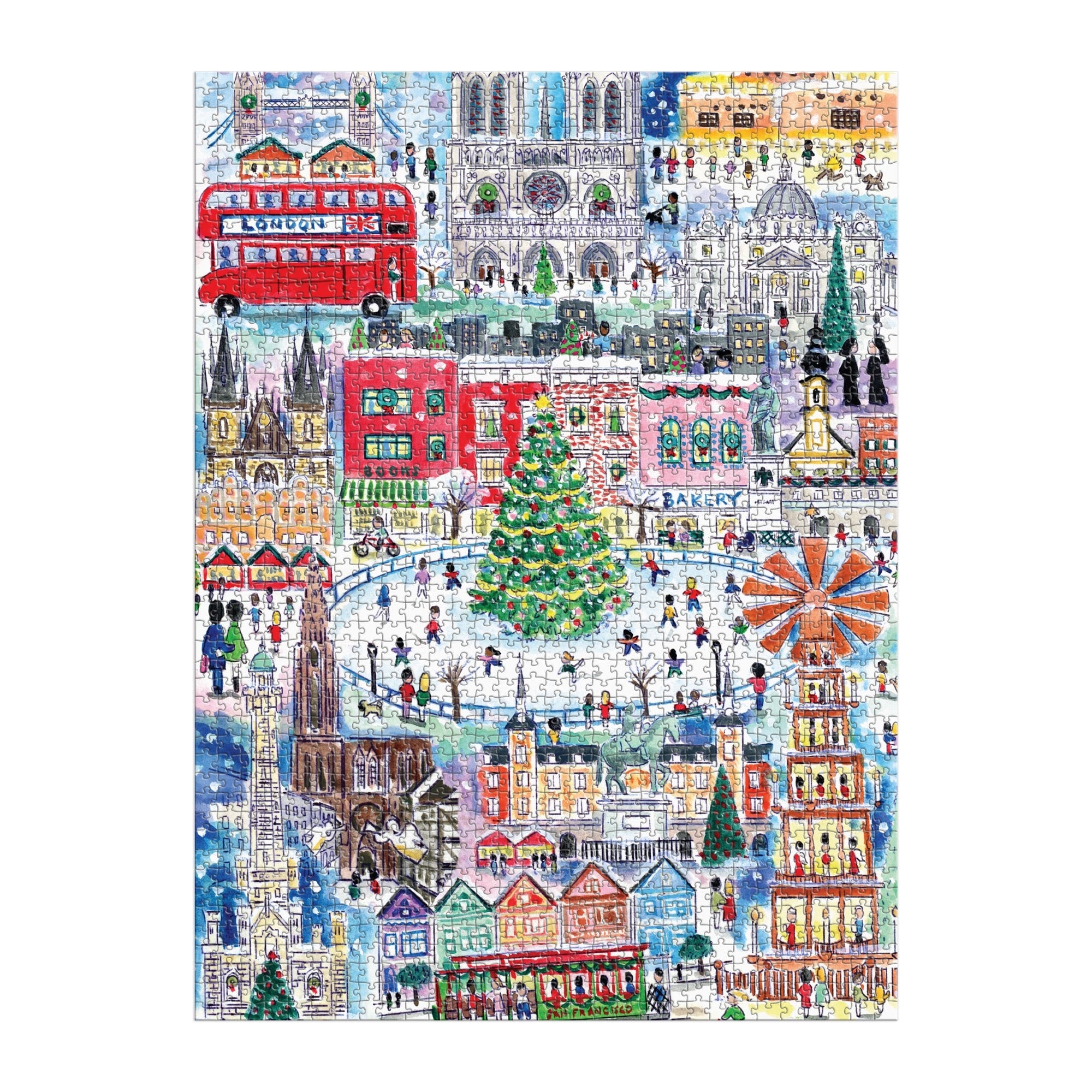 galison-christmas-around-the-world-puzzle-1500-teile-weihnachten image 3