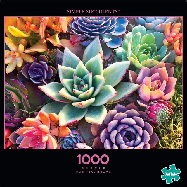 buffalo-games-simple-succulent-1000-teile-puzzle-sukkulenten image 1