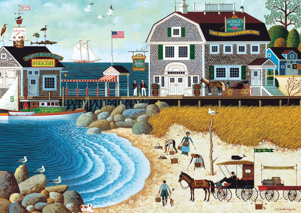 buffalo-games-wysocki-clammers-at-hodges-300-teile-xxl-puzzle image 1