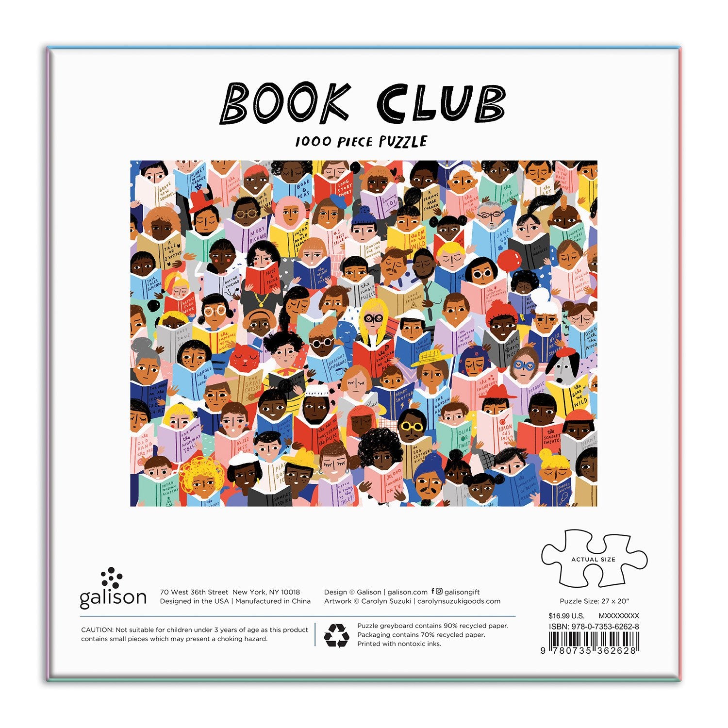 galison-jigsaw-book-club-puzzle-1000-teile-b-cher-motiv image 5