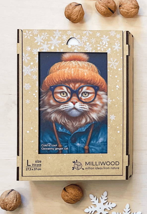 milliwood-cold-is-cool-giovanny-ginger-cat-holzpuzzle-katze image 3