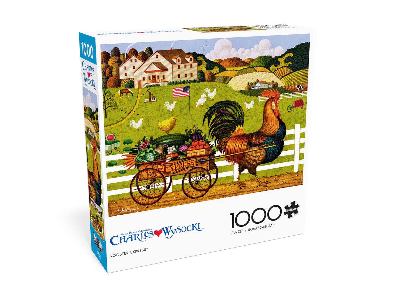 buffalo-games-rooster-express-1000-teile-puzzle-bauernhof image 3