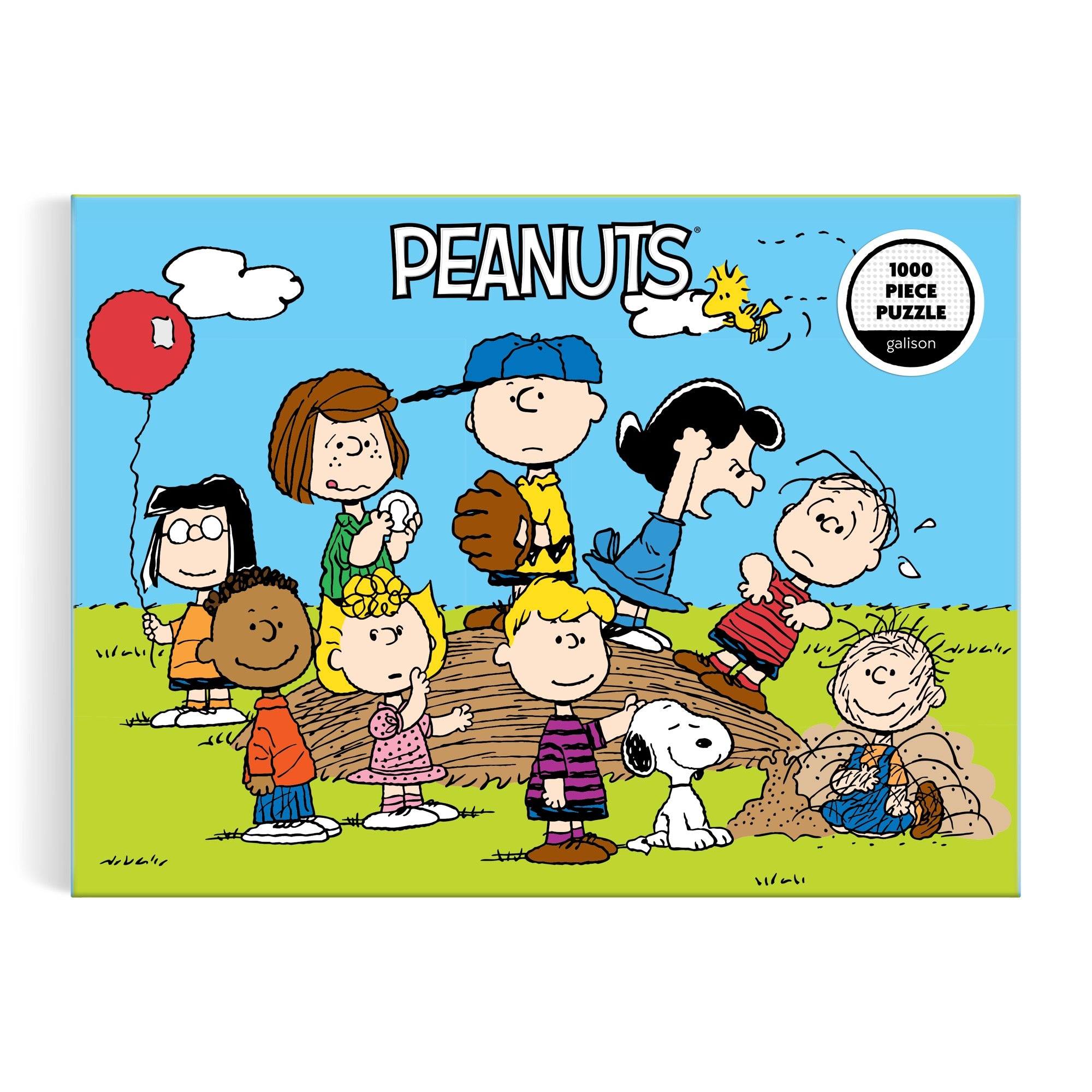 galison-peanuts-baseball-1000-teile-puzzle-snoopy image 2
