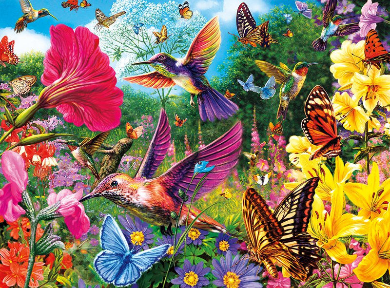 buffalo-games-vivid-hummingbird-garden-1000-teile-puzzle-kolibri-garten image 2