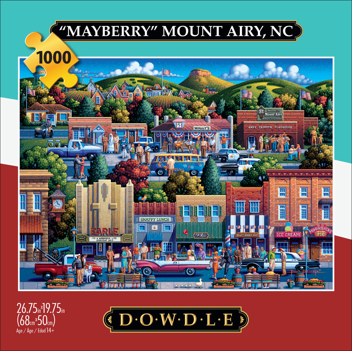 buffalo-games-dowdle-mayberry-1000-teile-puzzle-stadt image 2