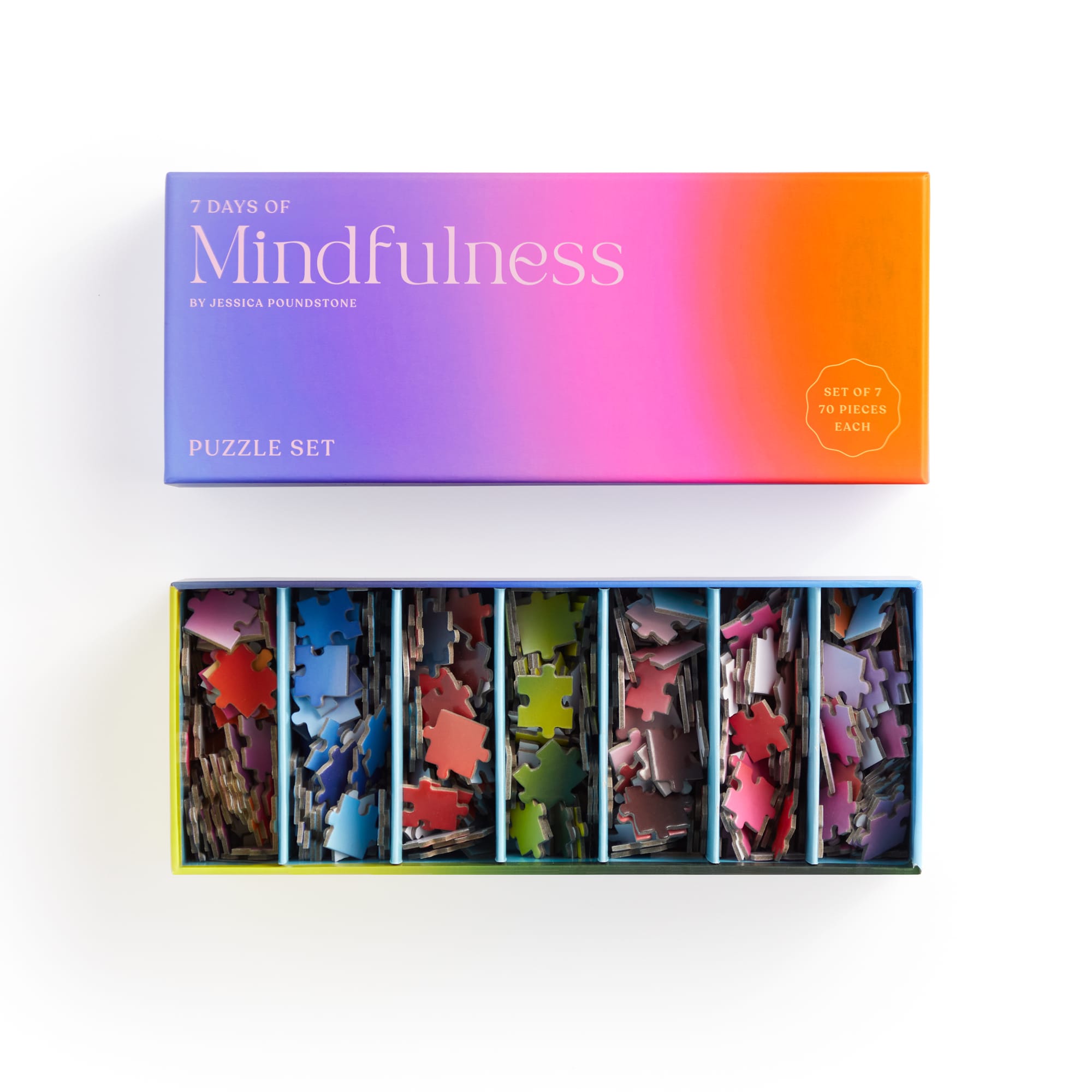 galison-7-days-of-mindfulness-puzzle-set-7x70-teile-achtsamkeit image 4
