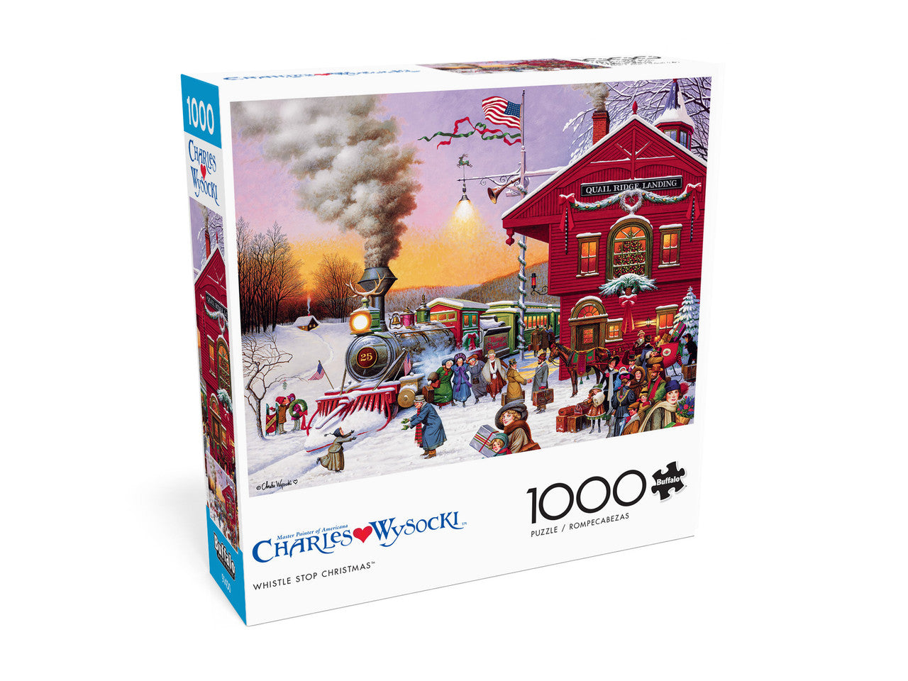 buffalo-games-wysocki-whistle-stop-christmas-1000-teile-puzzle image 4