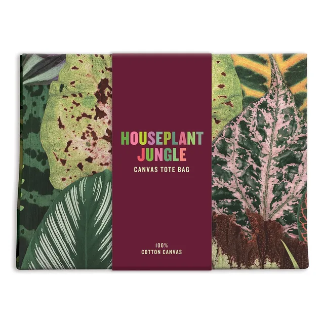 galison-troy-litten-houseplant-jungle-tote-bag-pflanzen image 1