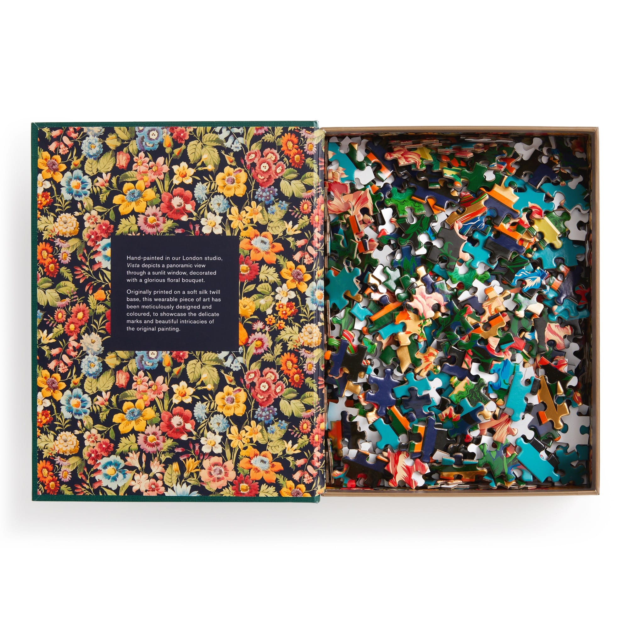 galison-liberty-vista-500-teile-puzzle-buchbox-blumenmotiv image 3