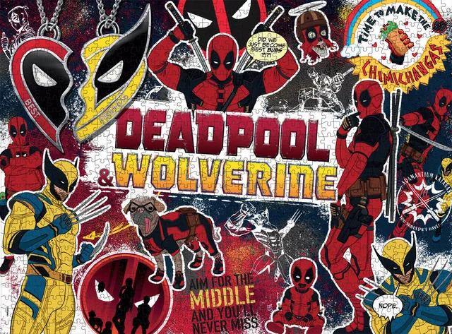 buffalo-games-collage-marvel-deadpool-wolverine-puzzle-1000-teile image 1