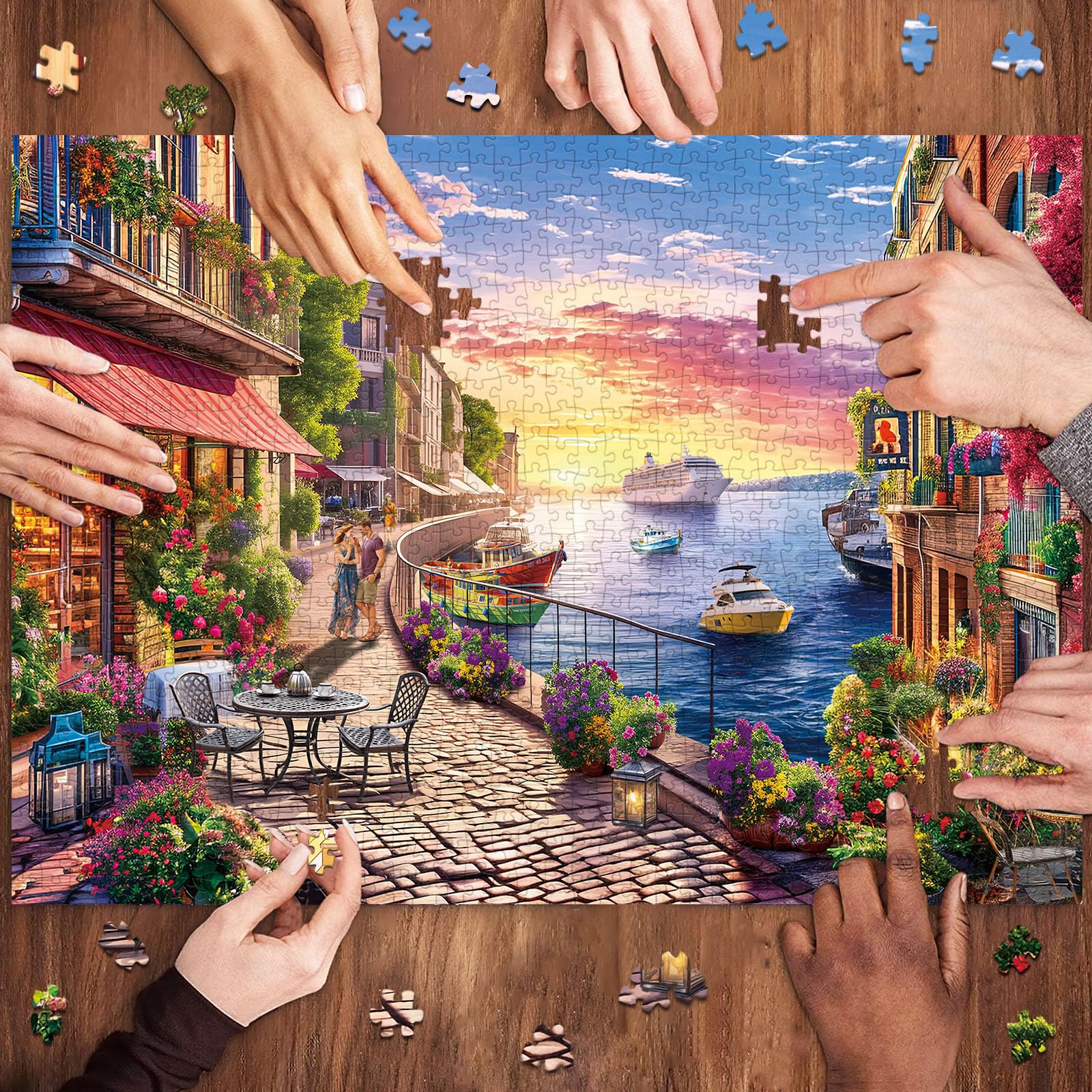 huadada-puzzle-1000-teile-faszinierend-landschaft-70x50-cm image 4