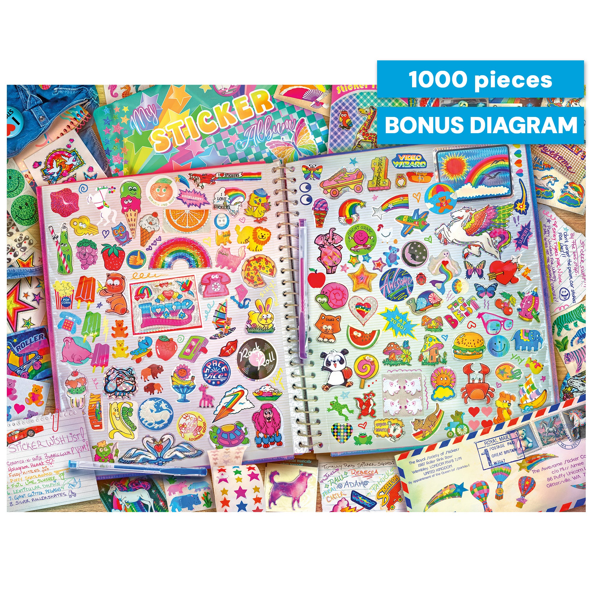 buffalo-games-aimee-stewart-sticker-collection-puzzle-1000-teile image 2
