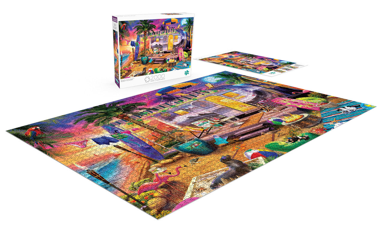 buffalo-games-beach-holiday-2000-teile-puzzle-strand image 3