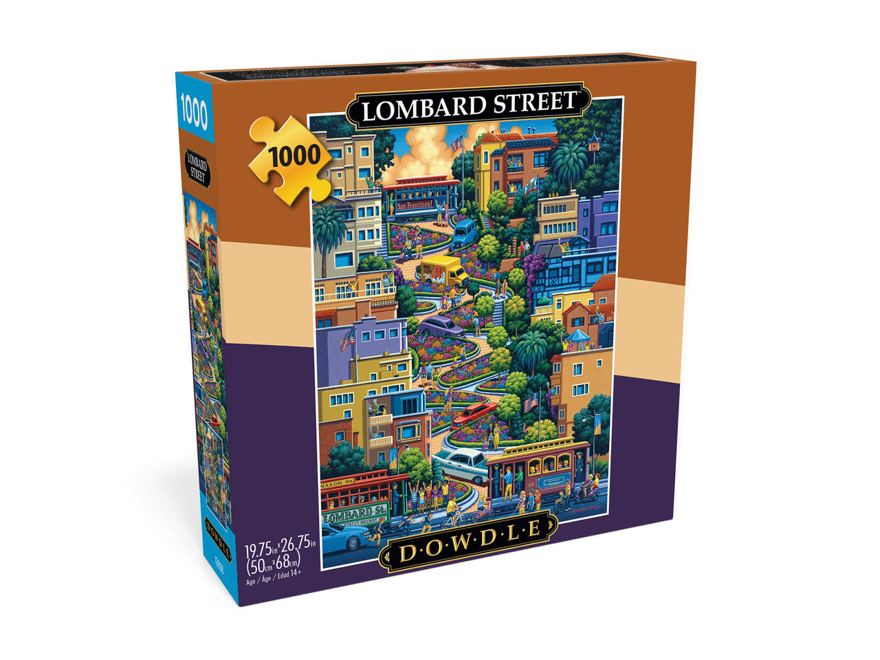 buffalo-games-eric-dowdle-lombard-street-1000-teile-puzzle image 4