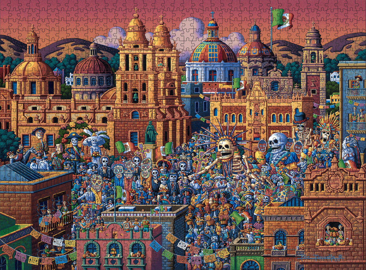 buffalo-games-eric-dowdle-day-of-the-dead-1000-teile-puzzle-mexiko image 1