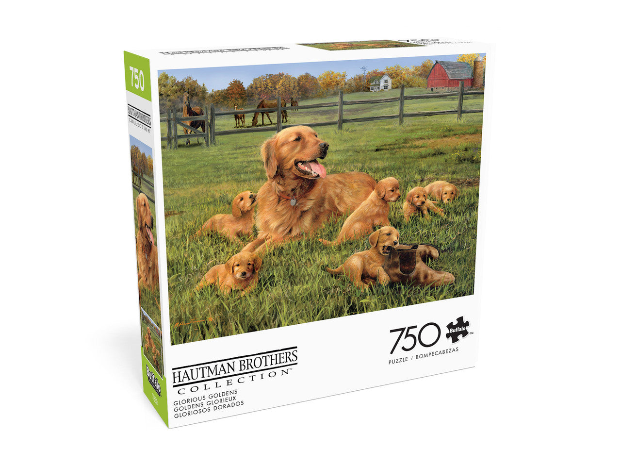 buffalo-games-dog-days-glorious-goldens-puzzle-750-teile-hunde image 3