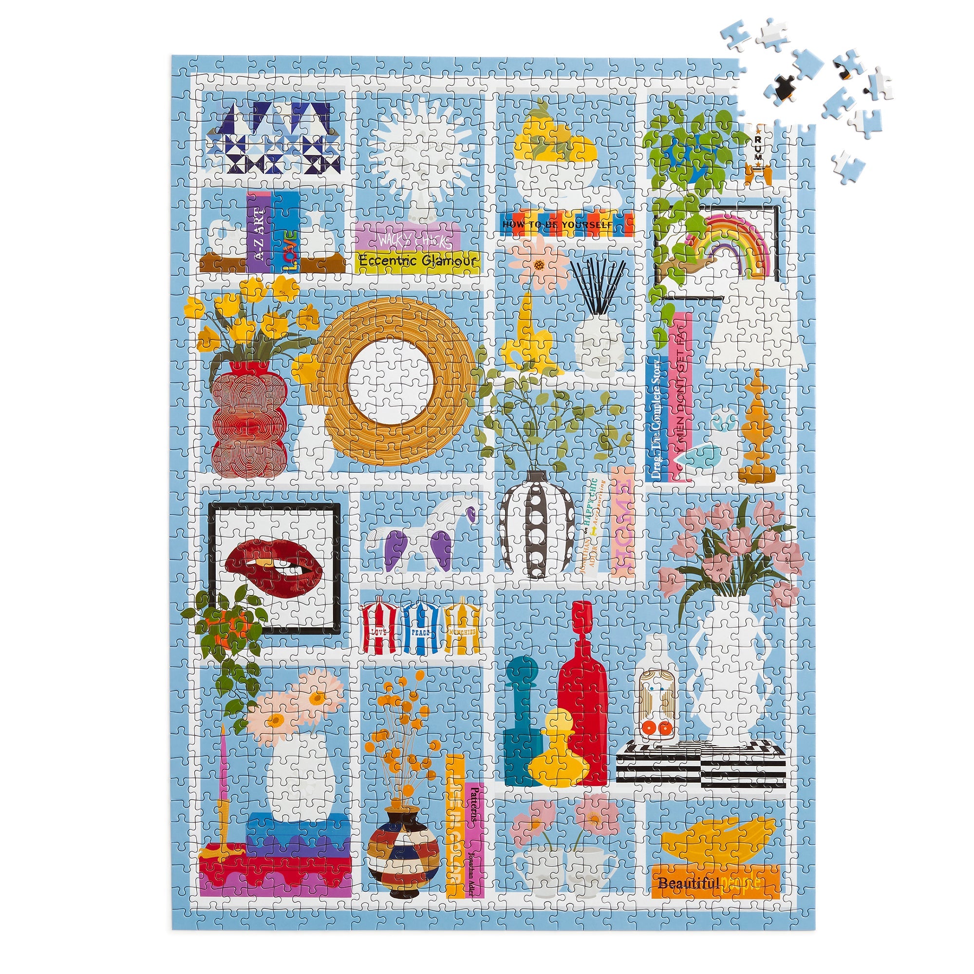 galison-jonathan-adler-shelfie-1000-teile-puzzle-b-cherregal image 6