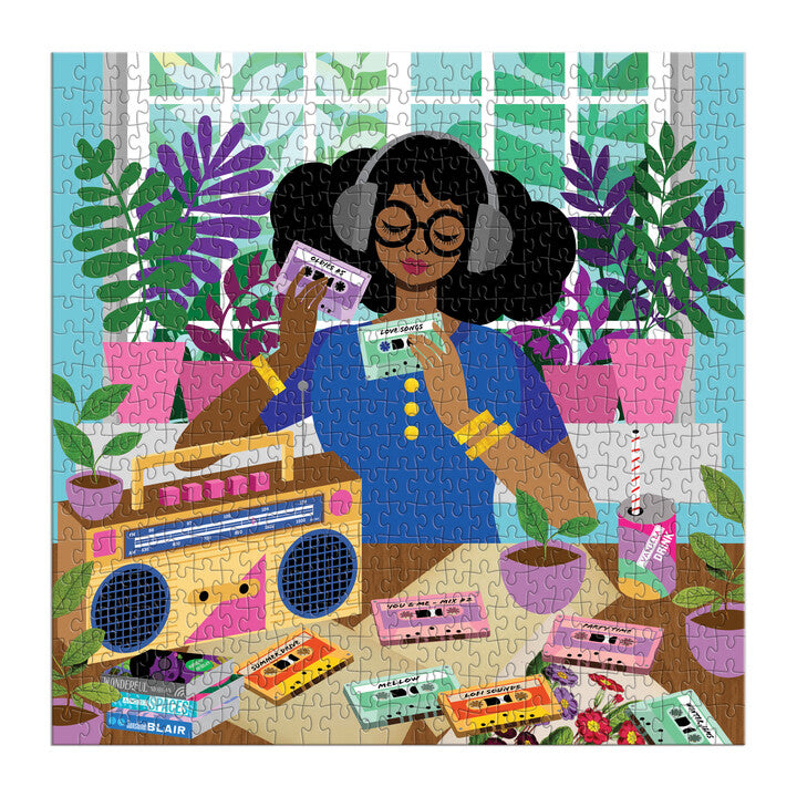 galison-mixtape-afternoon-500-teile-puzzle-retro-musik image 3
